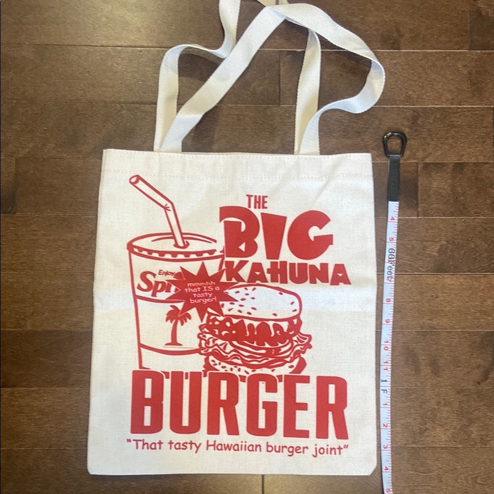 Red and White Big Kahuna Burger Tote Bag